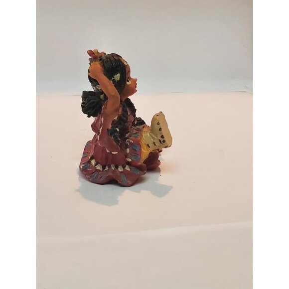 Vintage Native American Tribal Indian Girl. RARE! - Picture 4 of 6